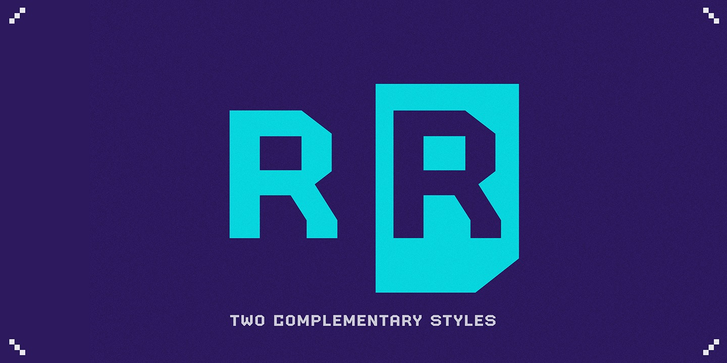 RETRO-86 Medium Font preview